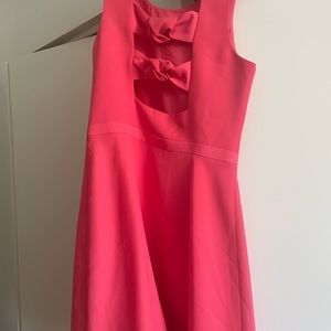 Cynthia steffe pink sundress with 3 bow back